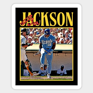 Bo Jackson \\ Style 80s Classic Fanartwork Magnet